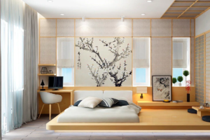 The Use Of Japanese Style Wallpaper In The Interior