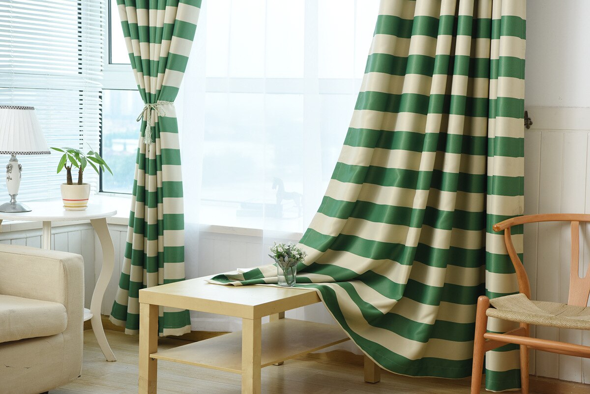 Striped Curtains In The Interior A Universal Solution For Bright Contrasts Hackrea