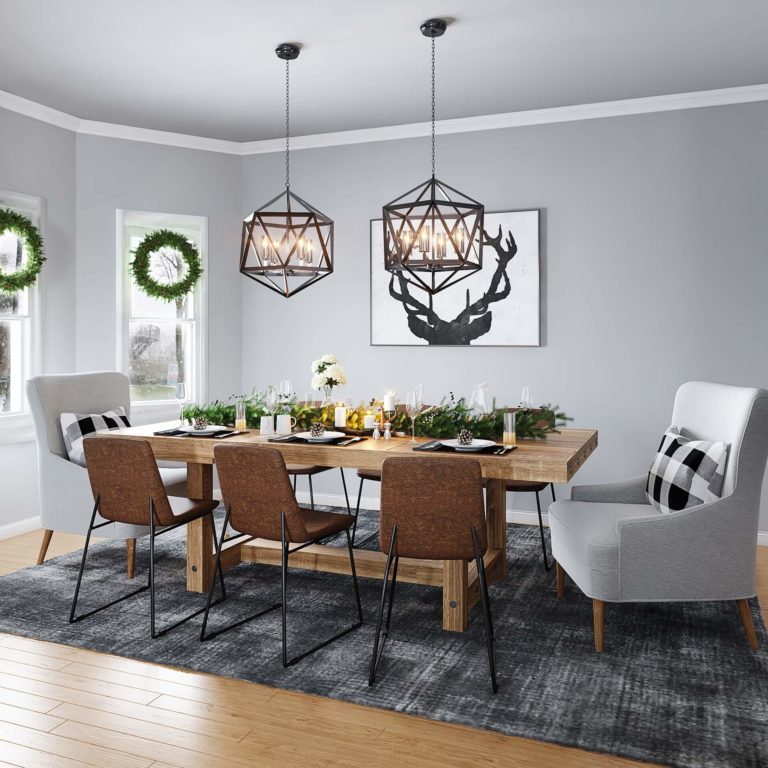 Dining room wall decor: 2021 trends and ideas with photos - Hackrea